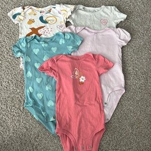 Baby girl bodysuits size 24 months